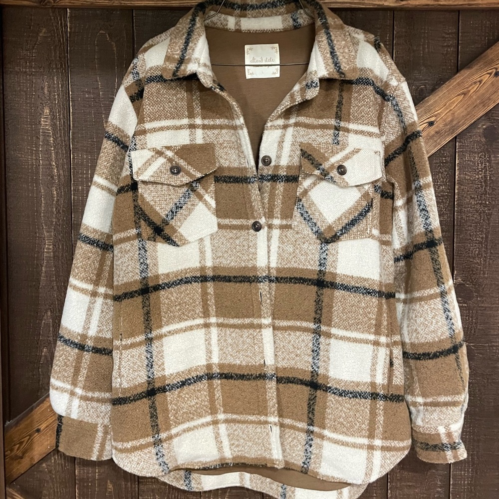 Stylish Fall plaid Shacket